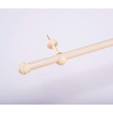 Imagem de Kit Varão Simples para Cortina de 2 Metros 19mm Com Suporte - ZILU, Be