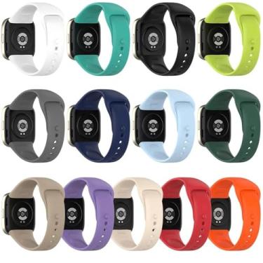 Imagem de Pulseira de Silicone para Redmi Watch 3, cinto de substituição (Lemon Green)