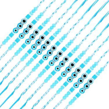 Imagem de Rakhi Bhaiya Bhabhi veera Rakhi conjunto com dora para irmão Bhabhi Rakhi Rakhi com pacote de presente pulseira de fios Dori Kalwa para festival tradicional indiano Raksha Bandhan, 8 Inches, Fios e