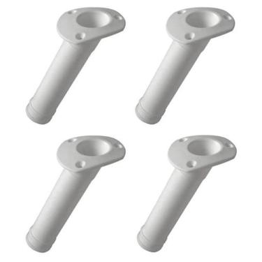 Imagem de Porta Caniço Varas Embutir Inclinado Barco Caiaque Br Kit 4 - Noster