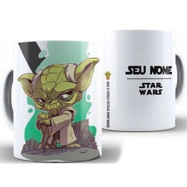 Imagem de Caneca Star Wars Personalizada C/ Nome  - Xícara 325ML Porcelana Super