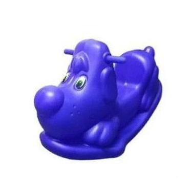 Imagem de Gangorra Infantil em Formato de Cachorrinho  Brinquedo Colorido para P