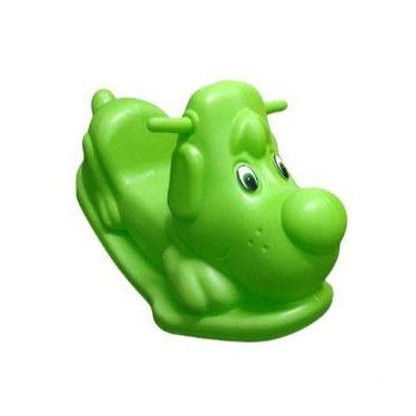 Imagem de Gangorra Infantil em Formato de Cachorrinho  Brinquedo Colorido para P