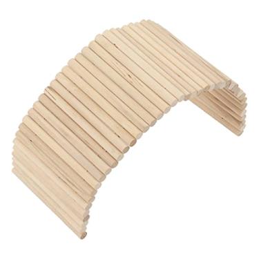 Imagem de YOUTHINK Ponte de Esconderijo de Animais de Estimação para Animais de Estimação para Pequenos, Túneis de Escalada Flexíveis para Hamsters e Porquinhos -da -índia, Brinquedos de Coelho de Bétula