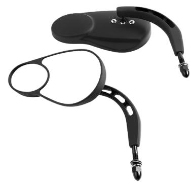 Imagem de VPZMT Espelhos de visão espelhos retrovisores para Touring Road King Street Electra Glide Ultra Classic FLHTCU Fat Boy Sport Glide XG750 XG500 Sportster