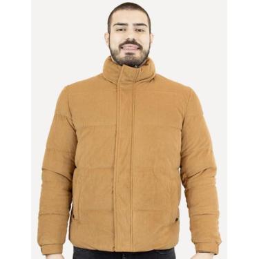 Imagem de Jaqueta Masculina Puffer Veludo Cotelê Cáqui - Secret, L/G