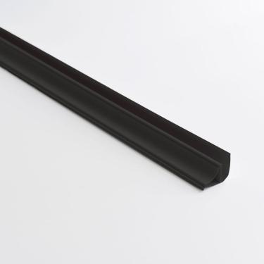 Imagem de Acabamento Moldura para forro de PVC Belplast - Caixa com 12 metros - barras de 3m - caixa com 12 m - Preto