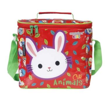Imagem de Lancheira Infantil Menino Soft Cute Animals Coelho Container Kids