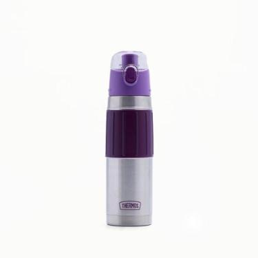 Imagem de Garrafa Térmica Portátil Squeeze Thermos Olímpia Roxa 530ml