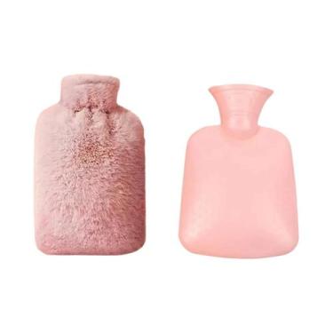 Imagem de Bolsa De Água Quente De Veludo De Imitação De Coelho À Prova De Explos