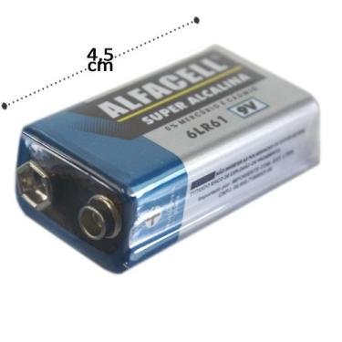 Imagem de Bateria Super Alcalina 6LR61 9V Alfacell - Tudo em Caixa