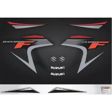 Imagem de Kit Adesivos Suzuki Gsx 650F 2008 Preta Gsx650Pt - Spts