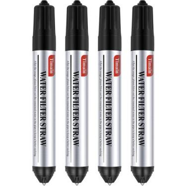 Imagem de Filtro de água Straw Timain Mini, pacote com 4 unidades para atividade