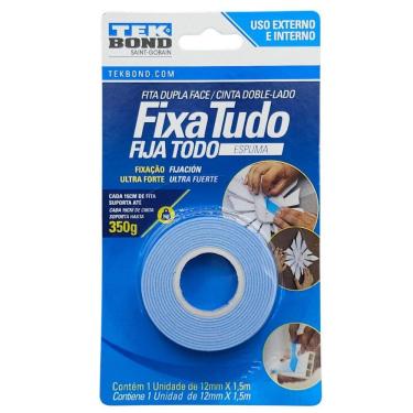 Imagem de Fta2711 - Fita Espuma Dupla Face Int/Ext 12Mmx1,5M - Universal - Tekbond
