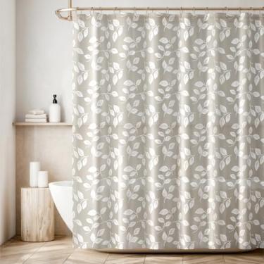 Imagem de 2 Cortina Box Banheiro Antimofo Ganchos 180x180 Pev Es M01