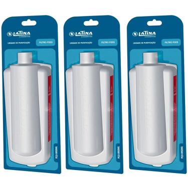 Imagem de Kit 3 Refil Filtro Vela Latina Puritronic Pa355 Pa335 P355