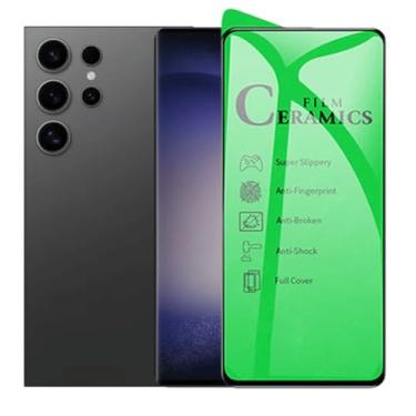 Imagem de Película Protetora em Cerâmica 9D Compatível Samsung Galaxy S23 Ultra, Anti-Impressão Digital