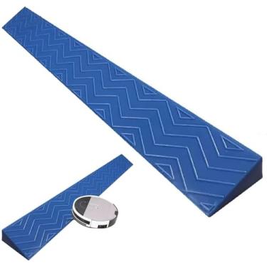 Imagem de Scooter Para Cadeira De Rodas Robô De Varredura Rampa De Meio-fio Interno - Ideal Para Limpeza De Bicicletas Em Garagem E Armazém, Blue, Height 3.5cm