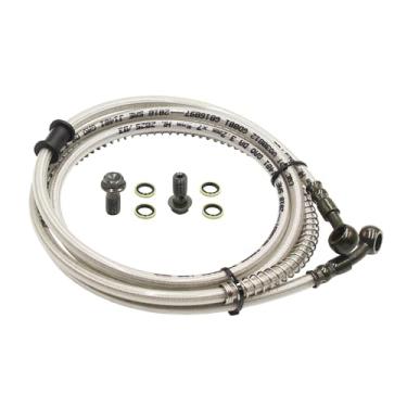 Imagem de 10 mm 1800 mm 70,8 POLEGADAS Cabo de freio trançado hidráulico Linha de mangueira M10 Parafusos Banjo PIT Quad Dirt Bike ATV Buggy Go Kart