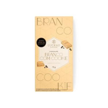 Imagem de Chocolate Branco com Cookie Luckau 75g