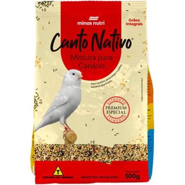 Imagem de Mistura para Canário Alimento Canto Nativo Canário 500Gr - MINAS NUTRI