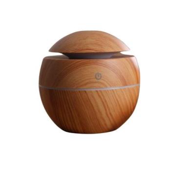 Imagem de Difusor Aromatizador Elétrico Redondo Portátil Usb Led - Snsimports