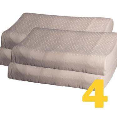 Imagem de Travesseiros Látex Natural Suporte Ortopédico para Coluna Cervical  LT