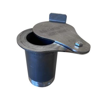 Imagem de Total Control Pilha de fumaça UDS rosqueada de 5 cm com peças de amortecedor de gota para defumador de tambor feio DIY