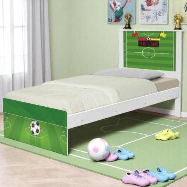 Imagem de Bi Cama Juvenil Zap Futebol Gramado com Colchões - Mais de Casa