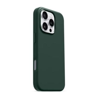 Imagem de Case Capinha Couro Sintetico Compativel Com Iphones 11 ao 16 Pro Max (Verde, Iphone 15 ProMax)