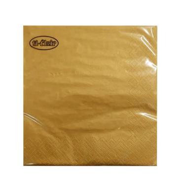 Imagem de Guardanapo de Papel Dourado 33x33cm - Ti-Flair