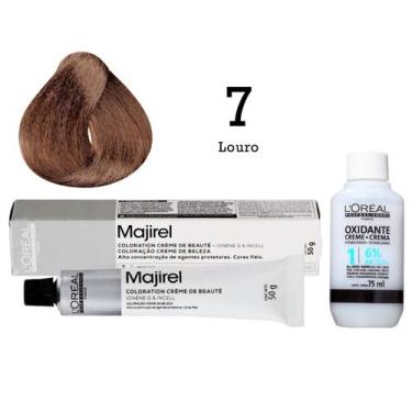 Imagem de Coloração Majirel 7 Louro+ Emulsão Oxi 20 Vol. 75ml  L'Oréal - L'Oréal
