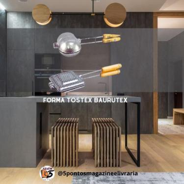 Imagem de Sanduicheira Assadeira Tostex Baurutex Alumínio Fundido  Forma de Pão 