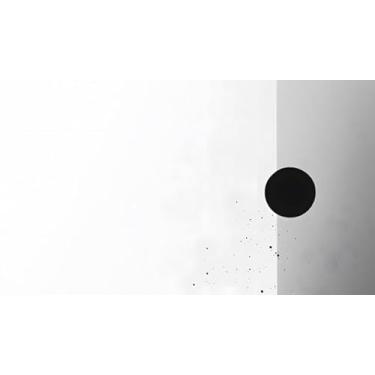 Imagem de Quadro Decorativo com Estampa Black Hole White Wall That Has Hole 30 x 30 Vinil 2 unidades