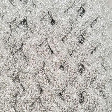 Imagem de Fita Poliéster  Metalizada Trançado Prata 10mm 10 Metros 24g - Macall