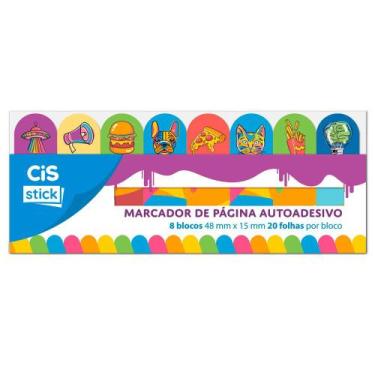 Imagem de Marcador de Página Pop 8 Modelos com 20 Folhas - CiS