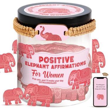 Imagem de Cartões de afirmação Jar Positive Pickle Elephant 60+ - DEARMINE