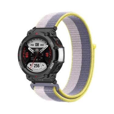 Imagem de Pulseira De Nylon Unissex Para Huami Amazfit T-REX 3/2 Smart Watch Ban