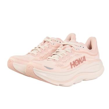 Imagem de HOKA Tênis feminino Bondi 9, Rose Latte/Rose Cream, 37