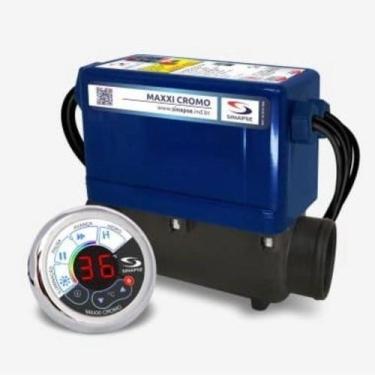 Imagem de Aquecedor e Iluminação p/ Banheira e Spa Sinapse Maxxi Cromo 5000W 2 S