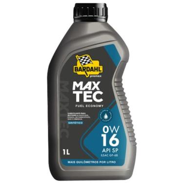 Imagem de Óleo 0W16 - Lubrificante Bardahl Maxtec Fuel Economy s - Sae 0W16 / Ap