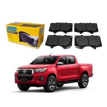 Imagem de Pastilha Freio Dianteira Hilux 2.7 2.8 2019 A 2021 - Jurid