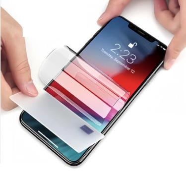 Imagem de CUFEREDU 2 peças protetoras de tela frontal de TPU flexível para iPhone 17 6,3 polegadas 3D filme de hidrogel TPU transparente sensível ao toque desbloqueio de impressão digital não vidro temperado