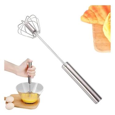 Imagem de 2X Polaris Shop Batedor Misturador De Ovos Giratório Clara E