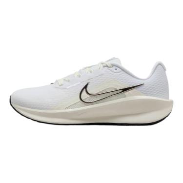 Imagem de Nike Tênis de corrida feminino Downshifter 13 Road, Branco/Preto/Vela/Prata Metálica, 12