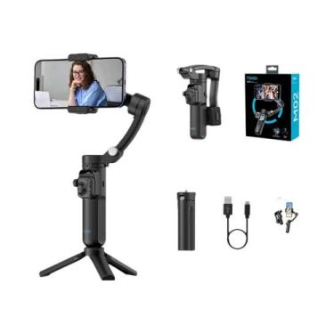 Imagem de Estabilizador De Gimbal Portátil Para Smartphone M02 Com Rastreamento 