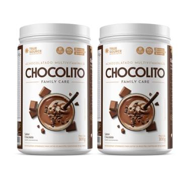 Imagem de Kit 2x Achocolatado Multivitamínico Chocolito 300 g – True Source | Suplemento em Pó com Vitaminas e Minerais | Sabor Chocolate | Sem Glúten e Sem Lactose