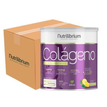 Imagem de Caixa 9x Colágeno Verisol 200g Ácido Hialurônico Silício Orgânico Nutr