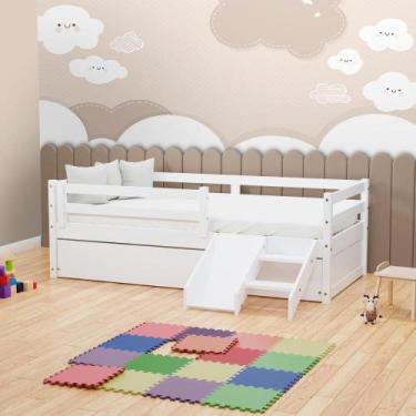 Imagem de Bicama Infantil Eco Com Escada Escorregador Mobilistore - Mobili Store