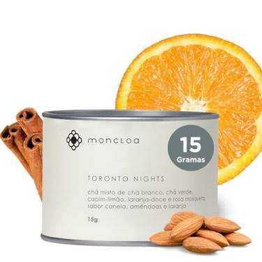 Imagem de Chá Verde Toronto Nights Mini Lata 15g Laranja, Aroma suave de Canela Antioxidante, Bem-Estar e Sensação de Felicidade